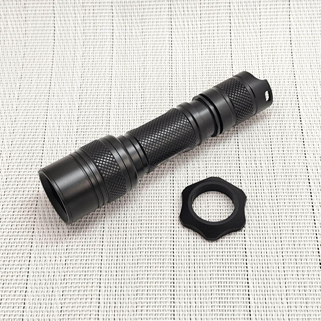 18650充電池対応 P60系モジュールホスト＋電球色LEDモジュール