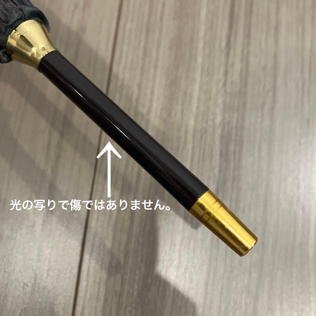 ISL イブサンローラン　長傘　レディース　ダークブラウン　袋付き