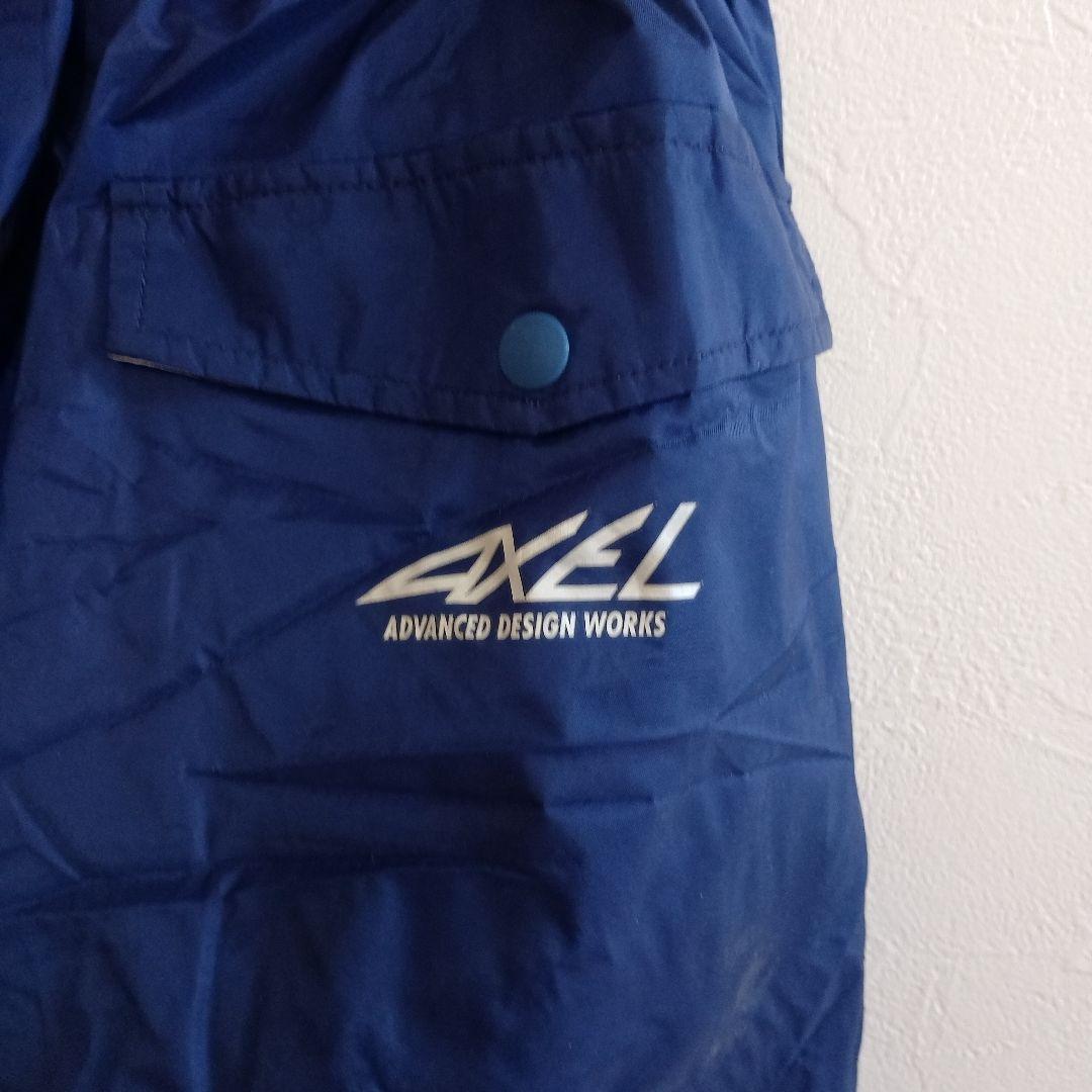 超美品　高級GORE-TEX 　AXELメンズゴルフレインウェアネイビー LL