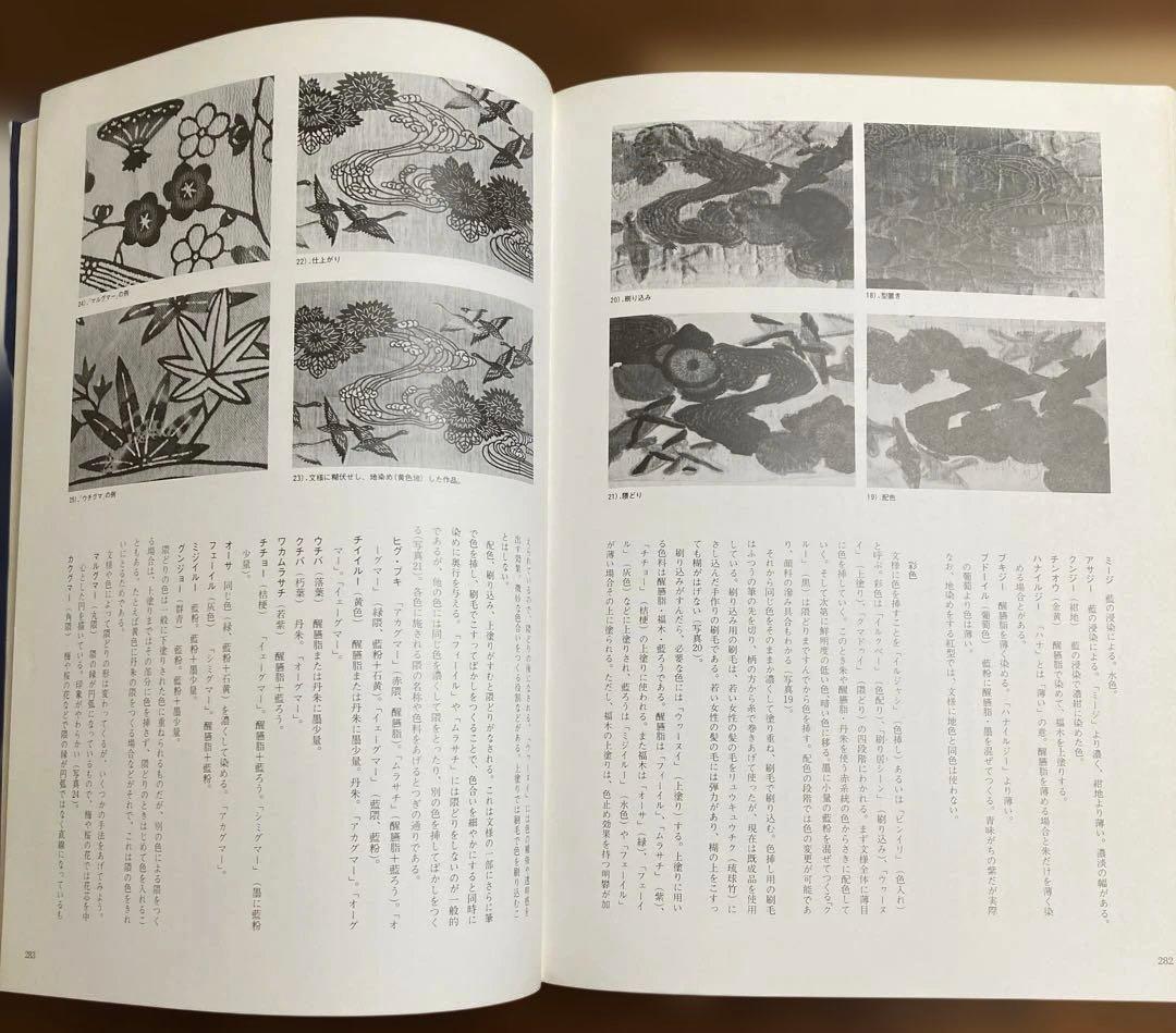 琉球紅型　ワイド版染織の美　京都書院　昭和55年