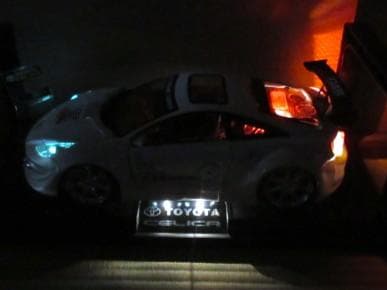 特価 童友社 (1/12) スポコン系 トヨタ CELICA TRD ライト点灯