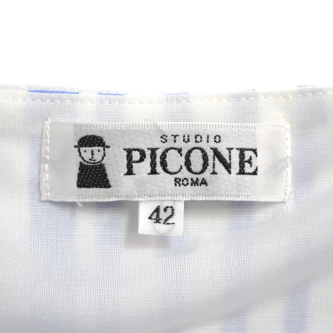 【美品】PICONEピッコーネ日本製 チャーム付きノースリーブワンピースL.