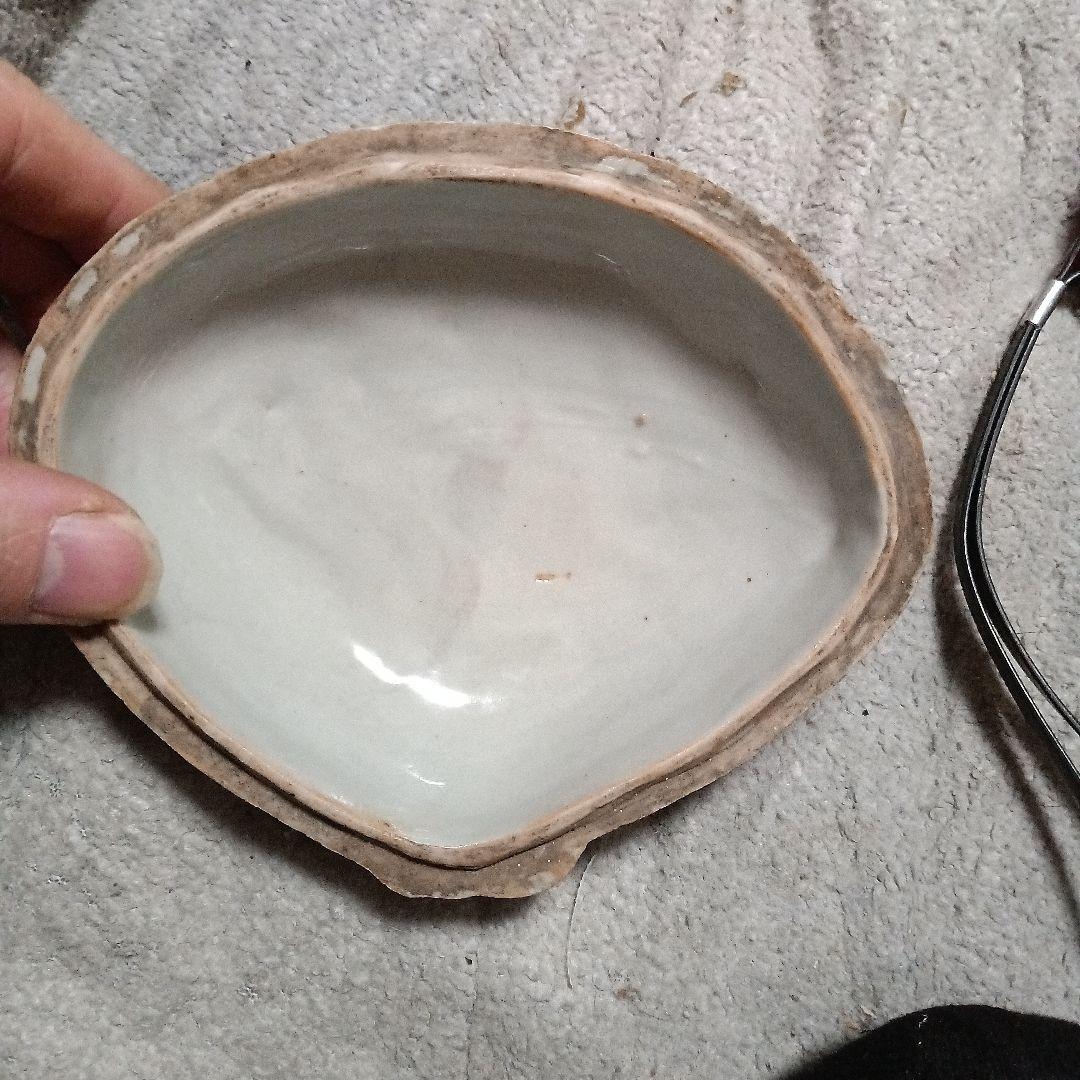江戸時代末期　桃型小鉢.有田焼き　皿278g