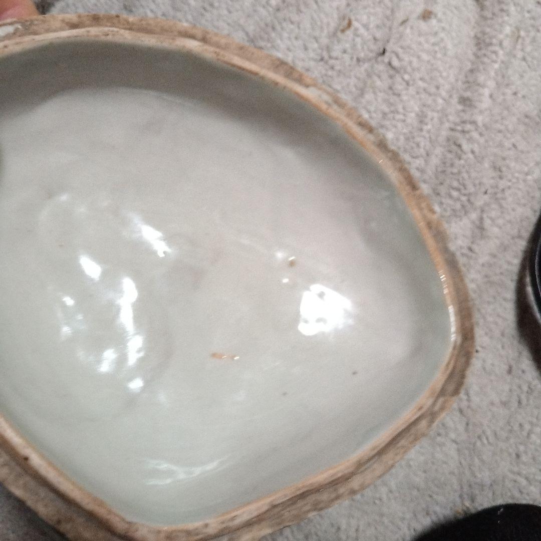 江戸時代末期　桃型小鉢.有田焼き　皿278g