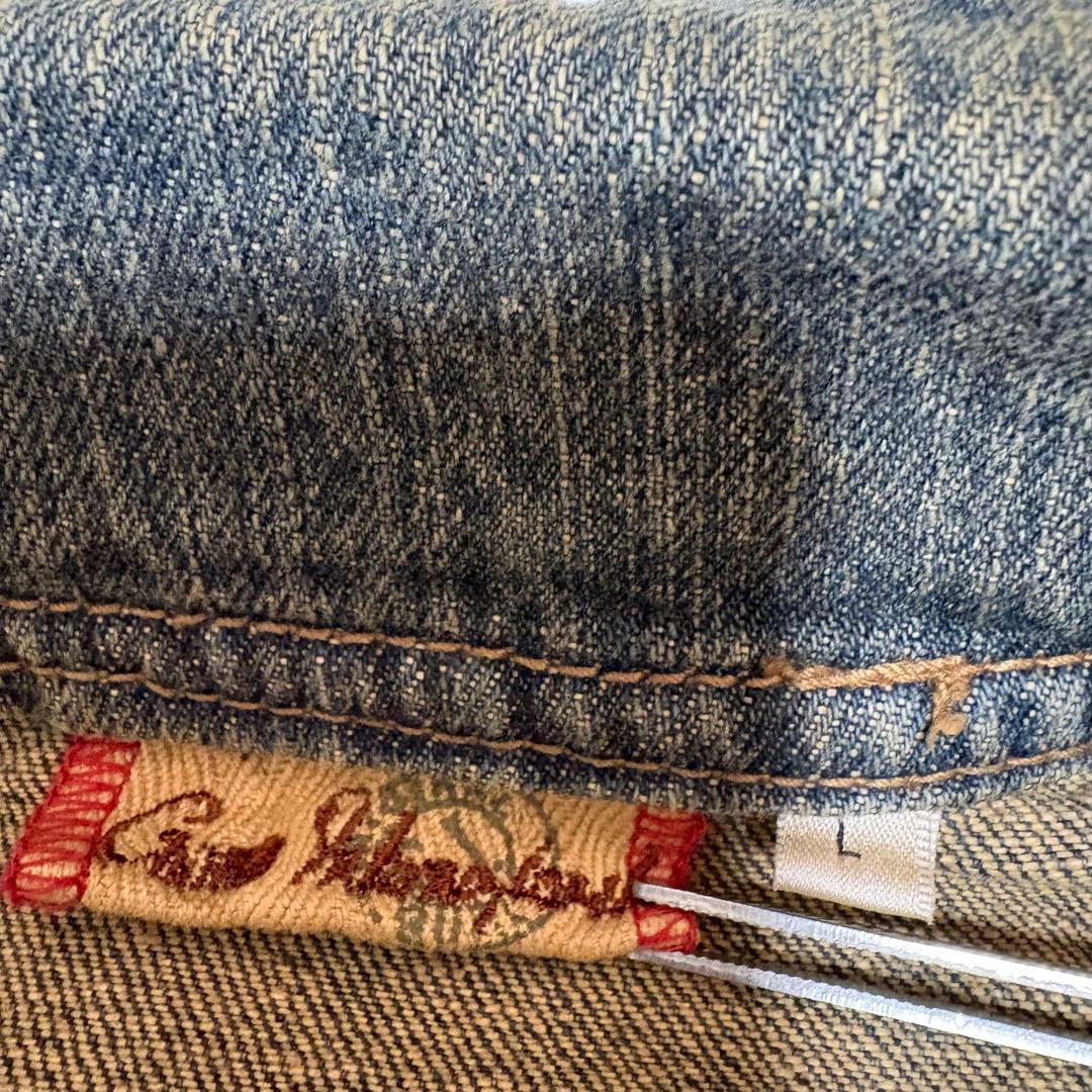 00s y2k denim jacket gimmick grunge ギャル男