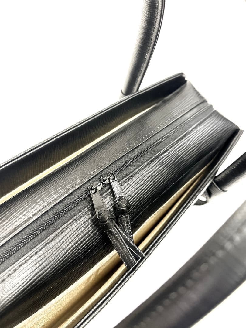 黒　合成皮革　和装用バッグ　新品　利休バッグ　帆布バッグ　　日本製