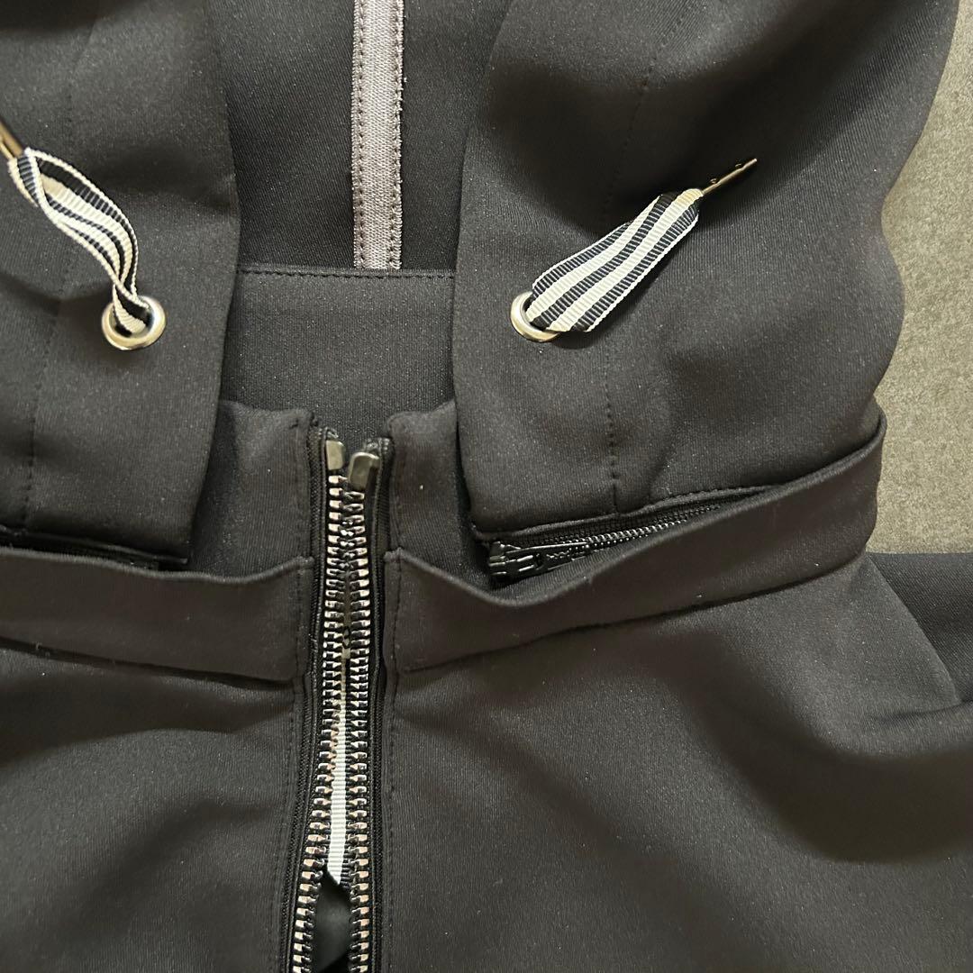 LANVIN SPORTフード取り外し可能フルオープンベスト サイズ38