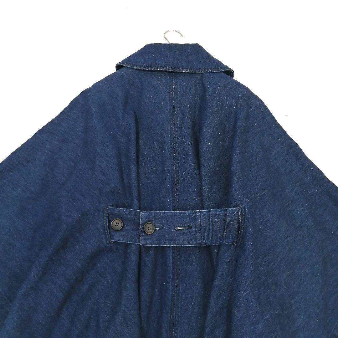 美品✨ クラネ　デニム ケープ　コート　ポンチョ　23SS　インディゴ　　F