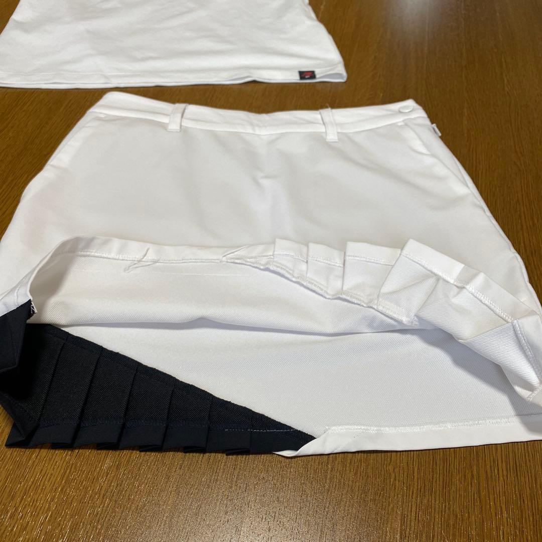 ニューバランス　ゴルフ　セットアップ　モックネック　スカート　レディースＳ　美品
