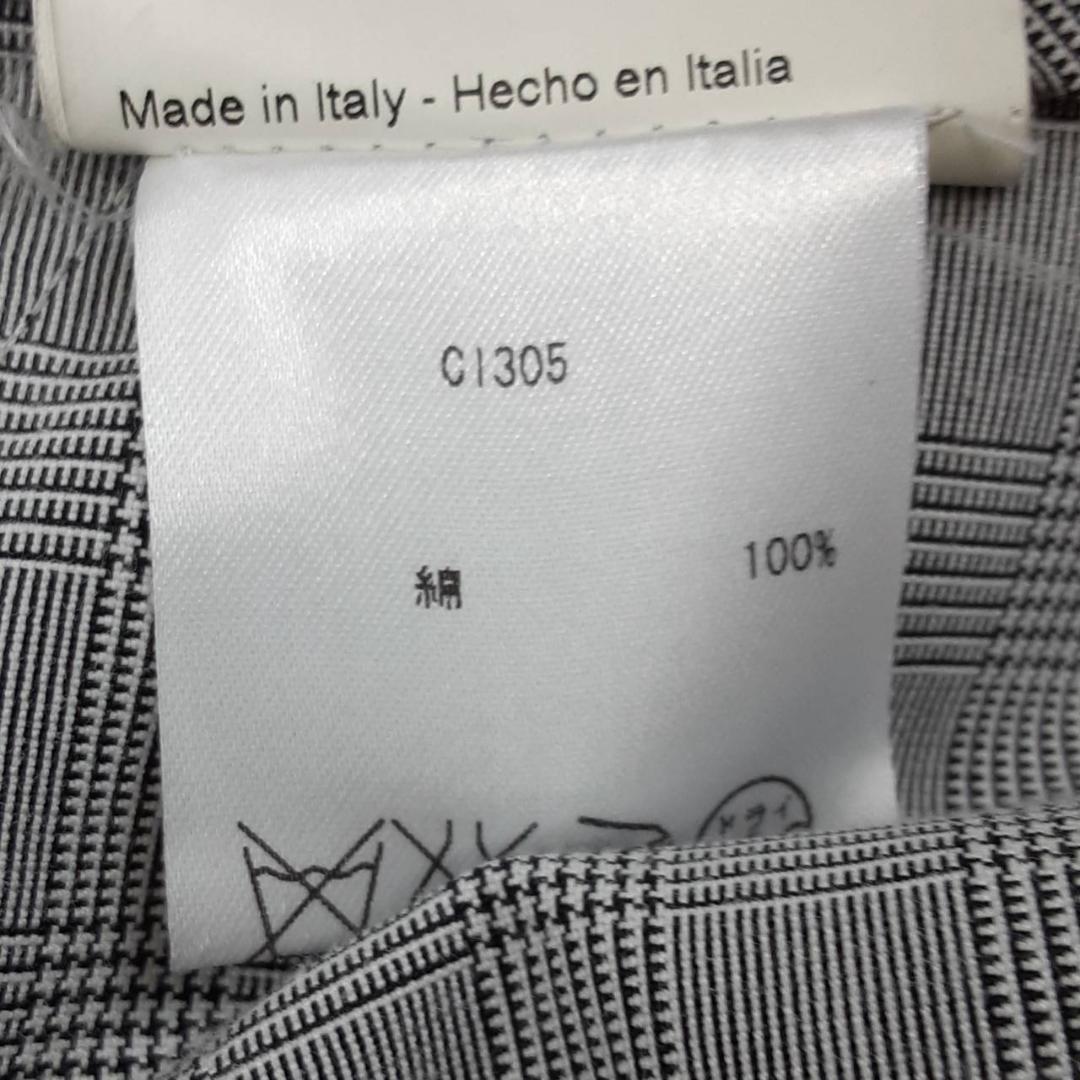 美品◎Brioni ブリオーニ スラックス グレー 千鳥格子柄 イタリア製 希少