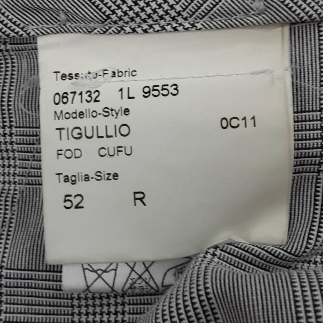 美品◎Brioni ブリオーニ スラックス グレー 千鳥格子柄 イタリア製 希少