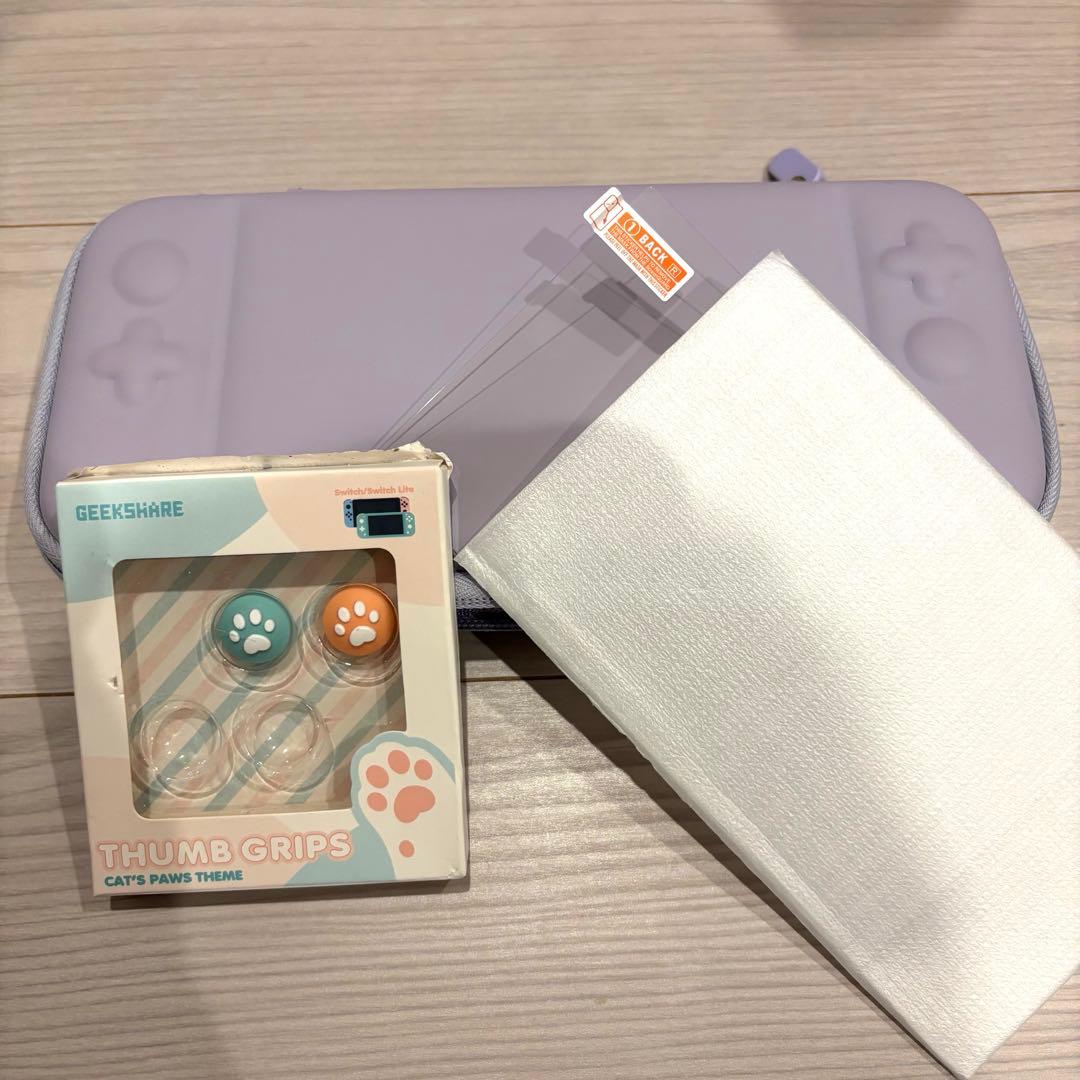 【ケース・画面フィルム・ボタンカバー付】 Switch 有機EL 本体