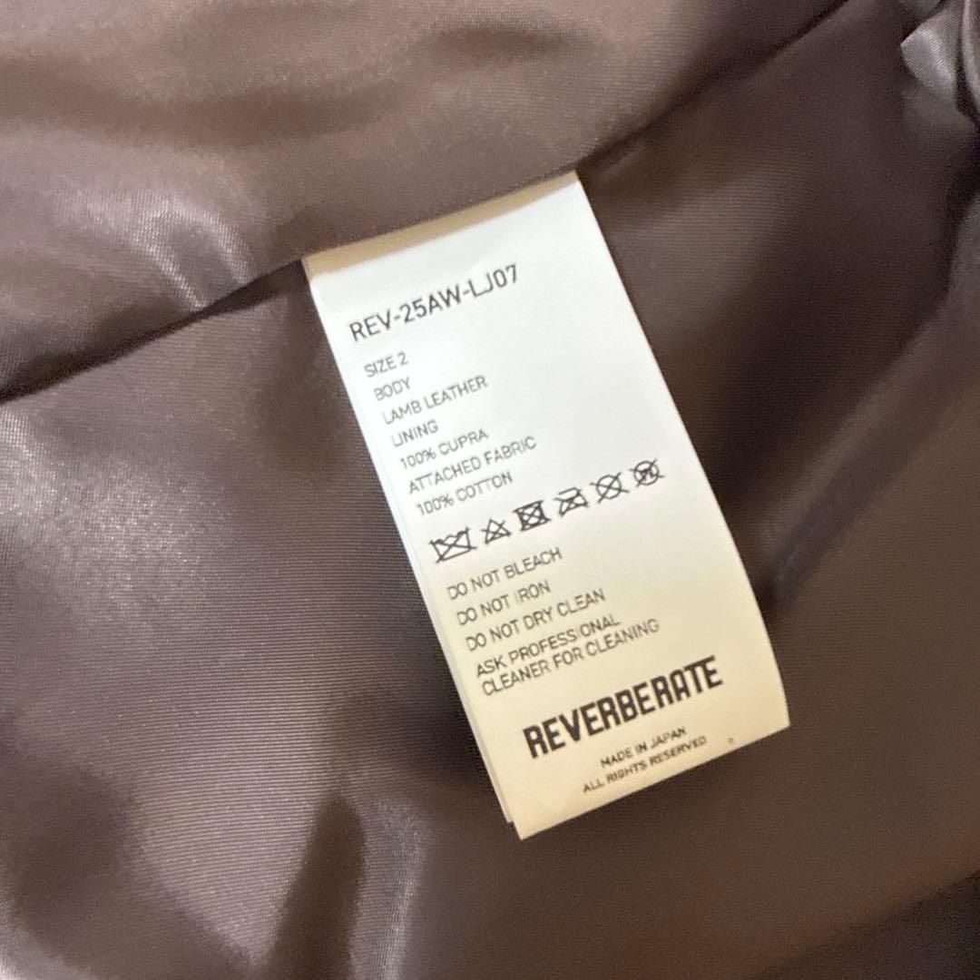 シ*ン様 25AW【REVERBEARTE】LEATHER JACKET