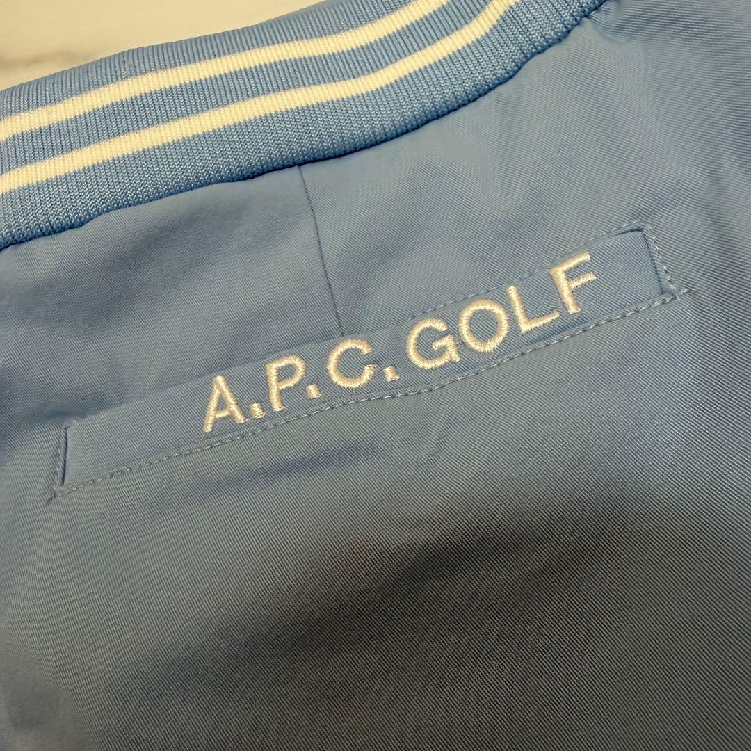 A.P.C. GOLF ライトブルースカート　刺繍ロゴ　Mサイズ