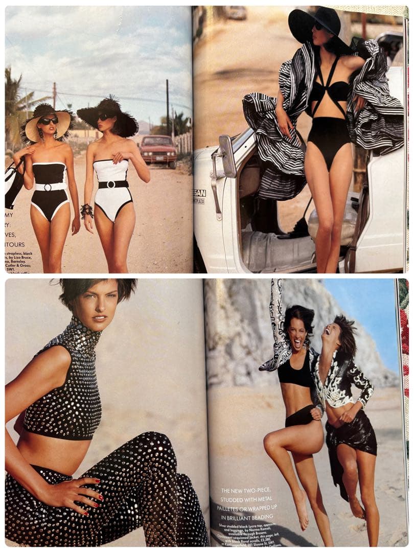 VOGUE UK 1990年5月　プレミア完売号　リンダ&クリスティ