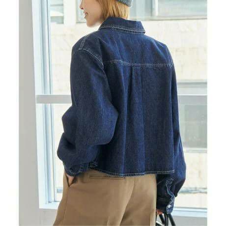Spick&Span　ショートデニムシャツ