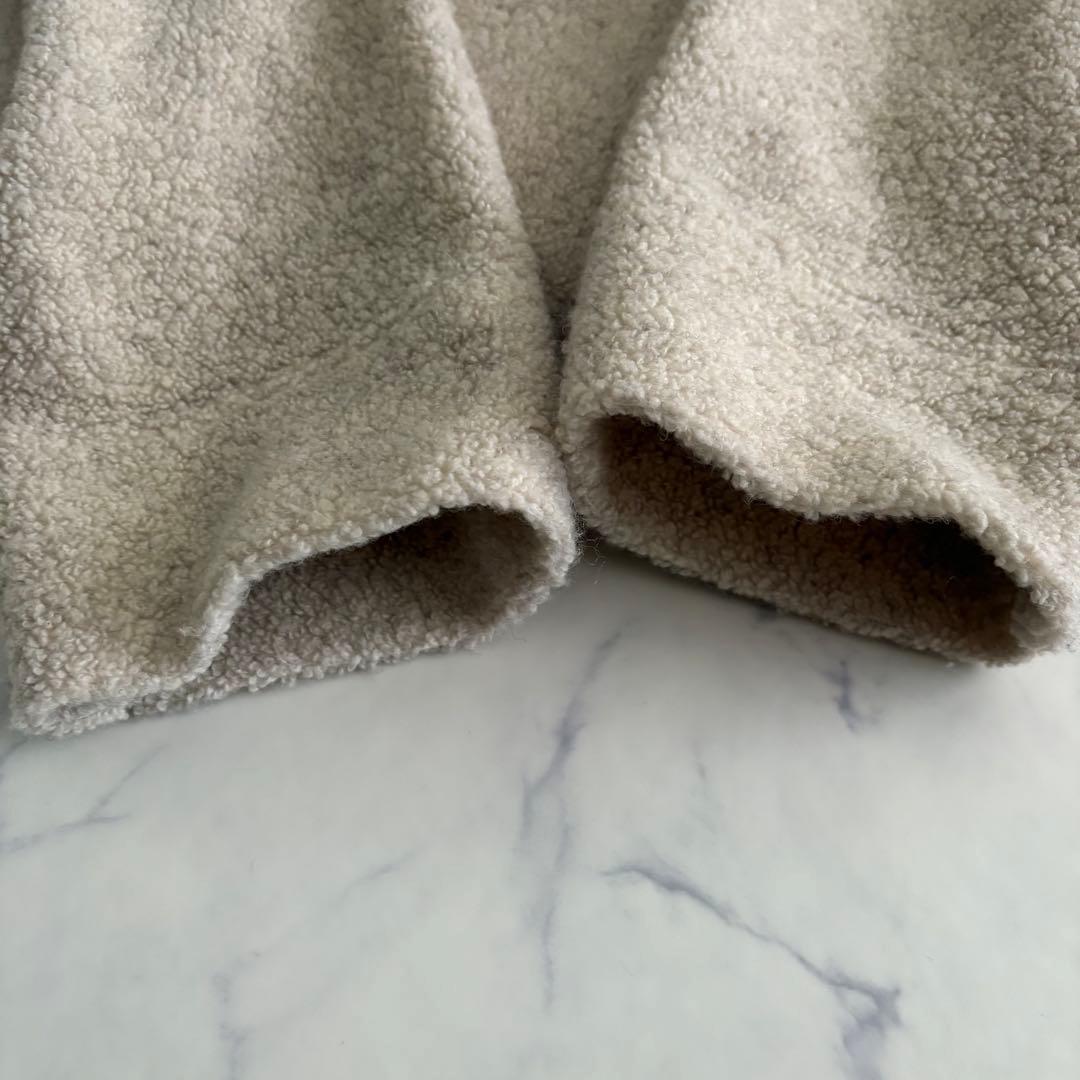 Y’s 19AW ボア ポンチョ フード 未使用級 変形 チャイナボタン