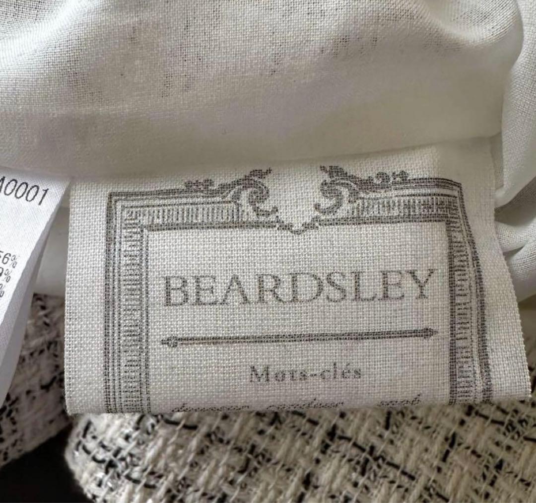新品未使用✳︎BEARDSLEY✳︎ツイードコンビプルオーバー✳︎レイヤード風