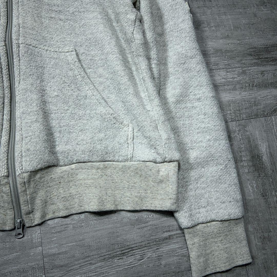 BEAMS GOLF ビームス ゴルフウェア ジップパーカー ロゴ グレー L