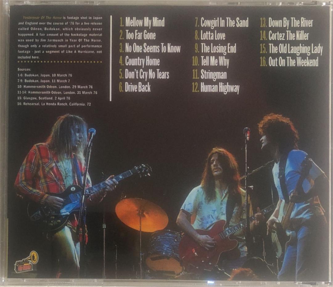 洋楽 Neil Young/ YESTERYEAR OF THE HORSE/ '76