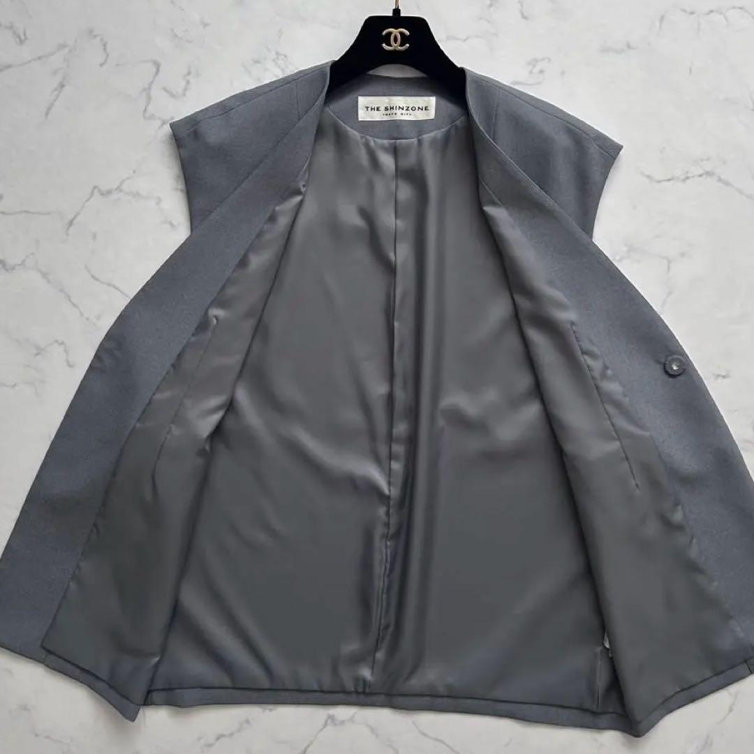 THE SHINZONE シンゾーン Vネック ビッグ ベスト BIG VEST