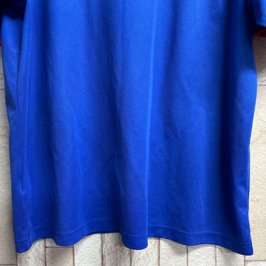 adidas フランス代表 サッカーシャツ 青　0305o389