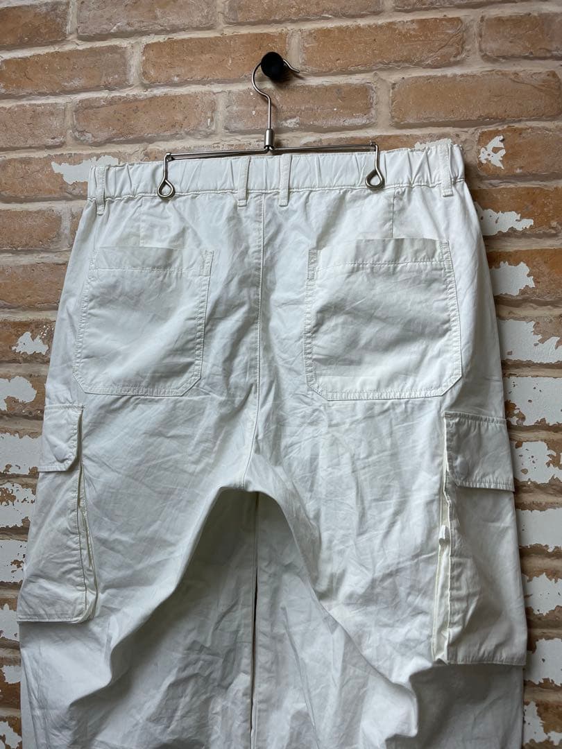 カーゴパンツ スノーカモ　ミリタリー　白　古着　ミリタリーパンツ　軍パン