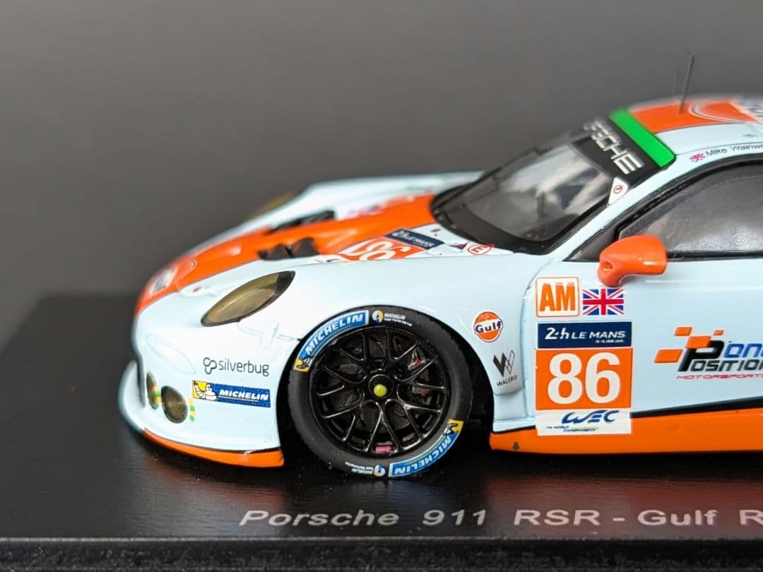 スパーク 1/43 ポルシェ 911 RSR Gulf Racing 2016
