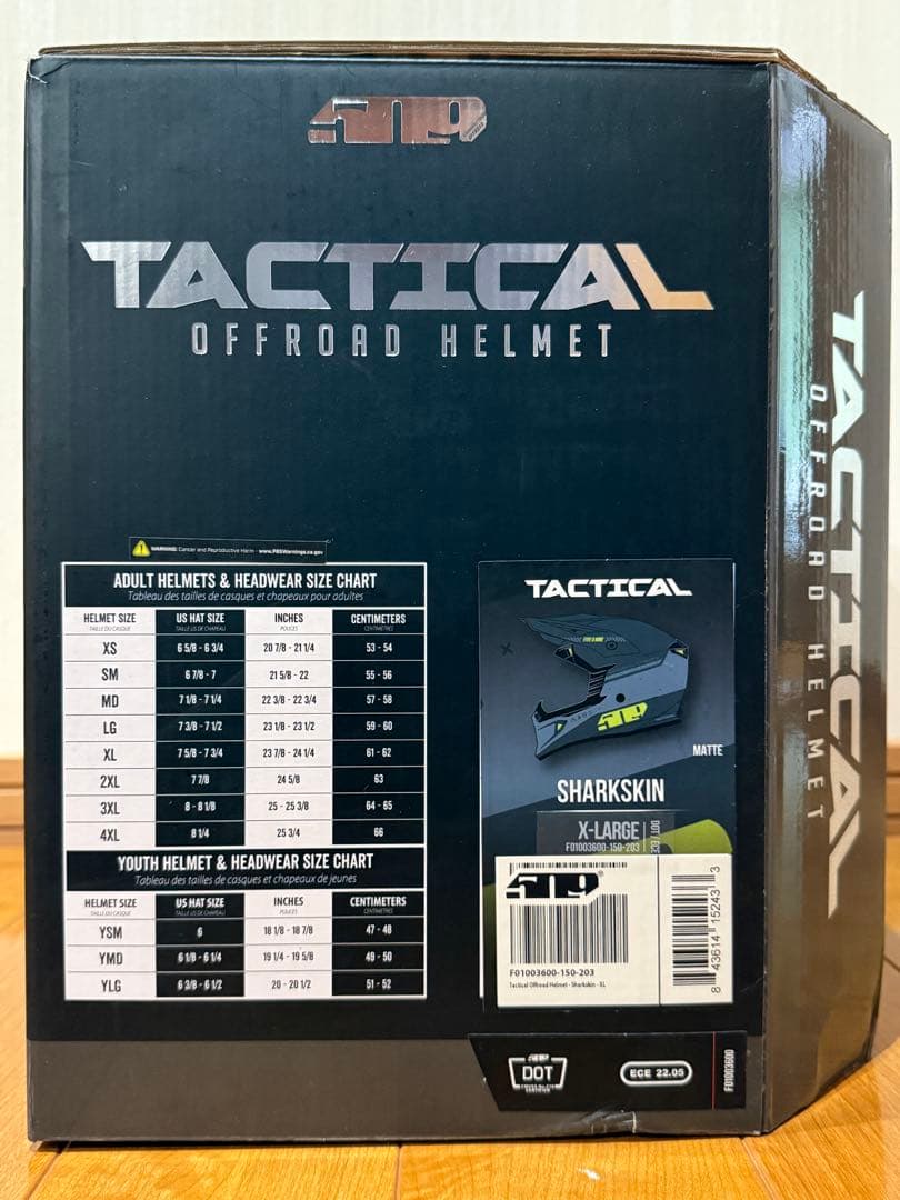 【新品未着用】509 TACTICAL ヘルメット XL