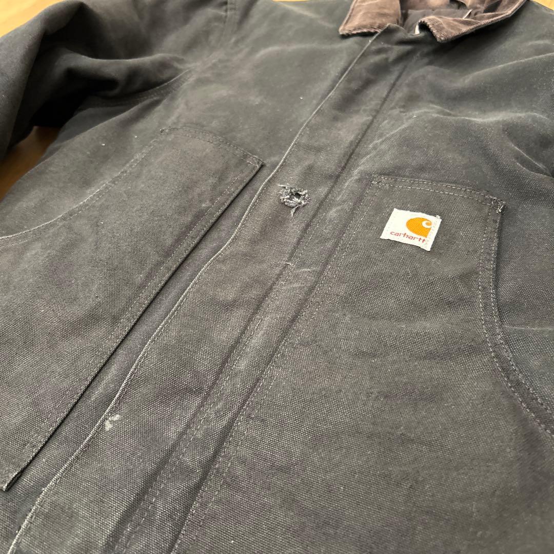 【Sサイズ】Carhartt 黒 トラディショナルジャケット メンズ　メキシコ製