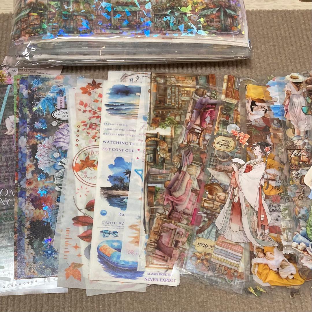 コラージュ素材:海外マステ切り売りごちゃまぜまとめセット