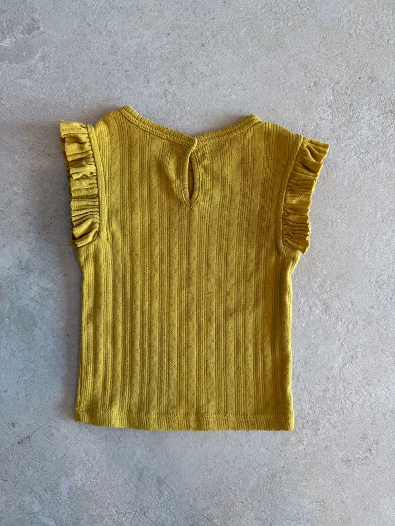 トップス Soor Ploom Frill Tee - Chamomile 2y
