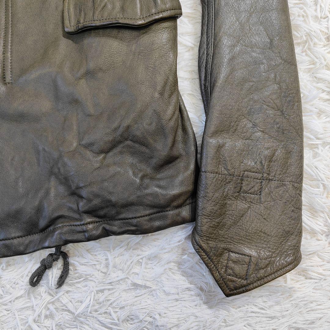 美品 　馬革　wjk フィールドジャケット ホースレザー M65　緑