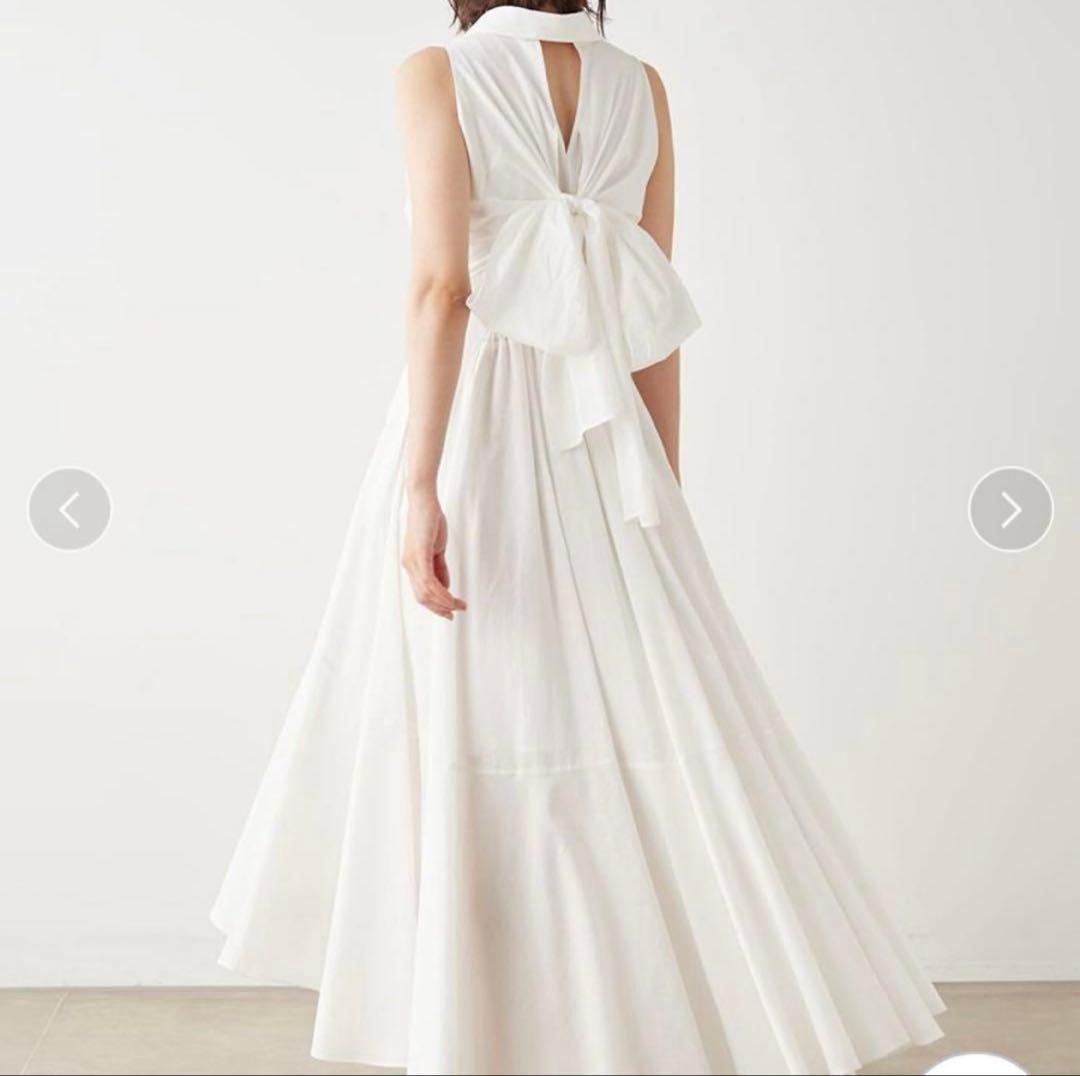 SNIDEL 定価2.5万円　ノースリイレヘムシャツワンピース　スナイデル