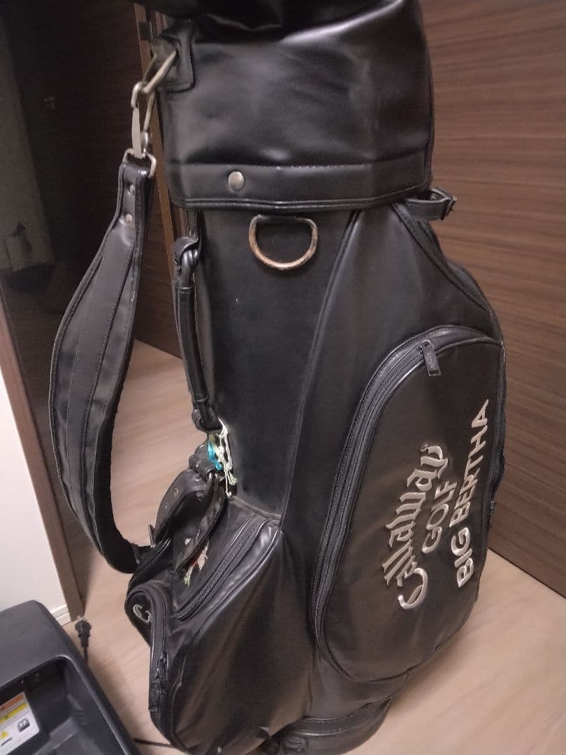 Callawaygolf BIG BERTHA レザーキャディバッグ レア 美品