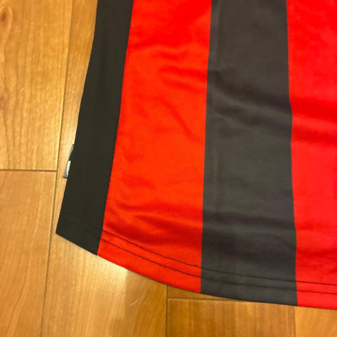 ACミラン adidas シャツ Lサイズ 赤 黒 イタリア製