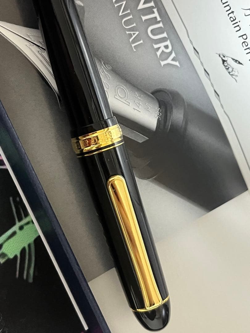PLATINUM プラチナ 万年筆 3776 14K M 585 センチュリー