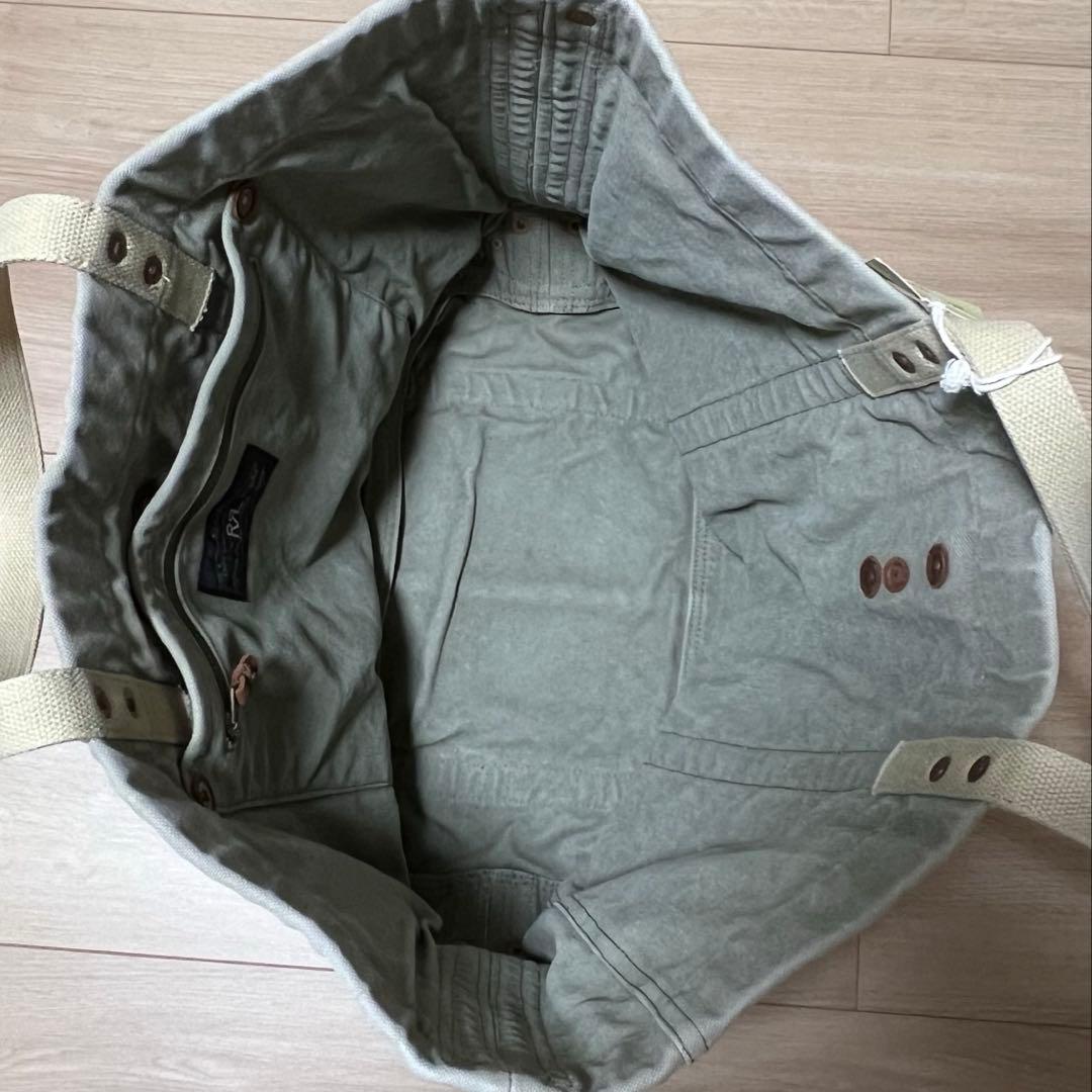 【TMC】RRL キャンバストートバッグ 【ユーズド加工？】 タグ付き