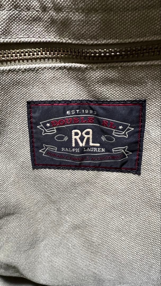 【TMC】RRL キャンバストートバッグ 【ユーズド加工？】 タグ付き