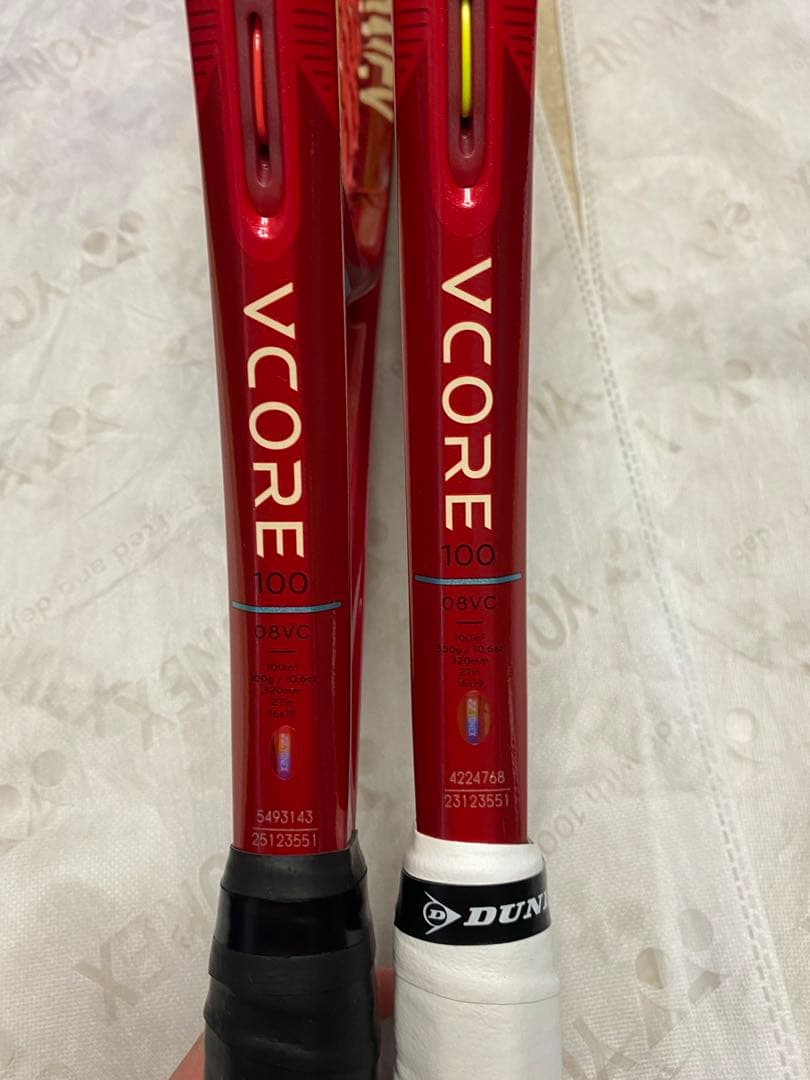 【マッチペア】YONEX VCORE100 2026 G2 【美品2本セット】