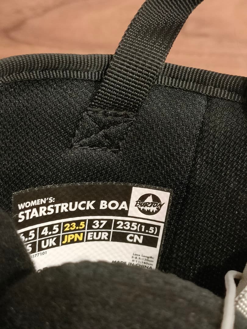 BURTON スノーボードブーツ 女性用 BOAシステム 23.5
