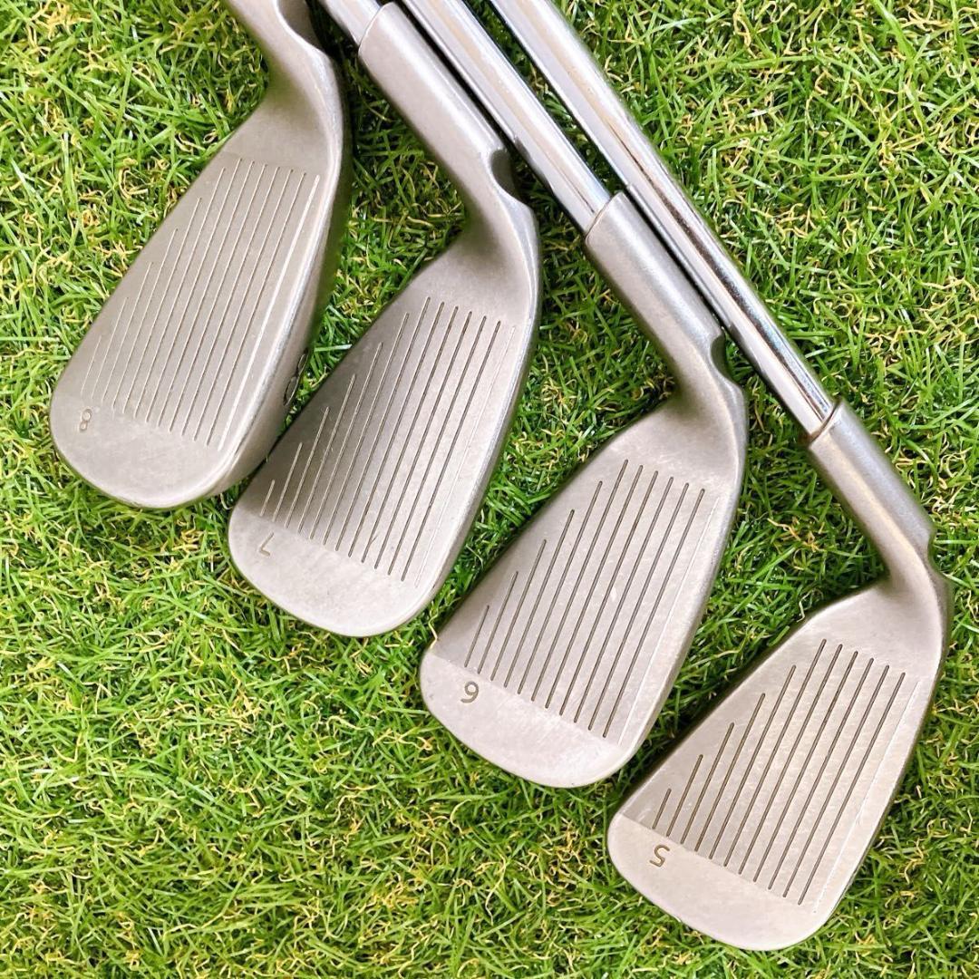 名器 PING G10 メンズアイアン 8本 赤ドット 右 R スチール 初心者