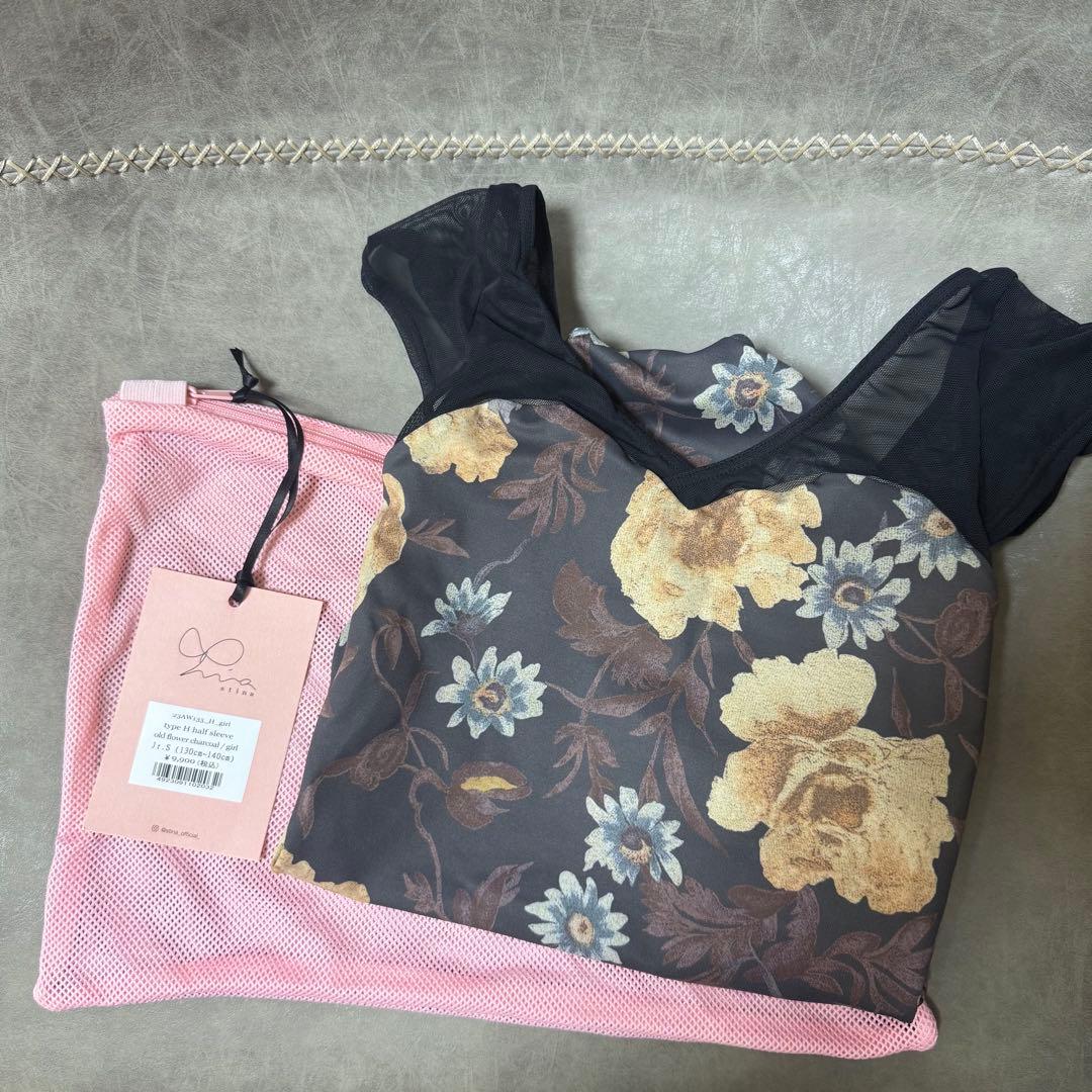新品タグ付stina♡Jr.S old flower charcoal/girl