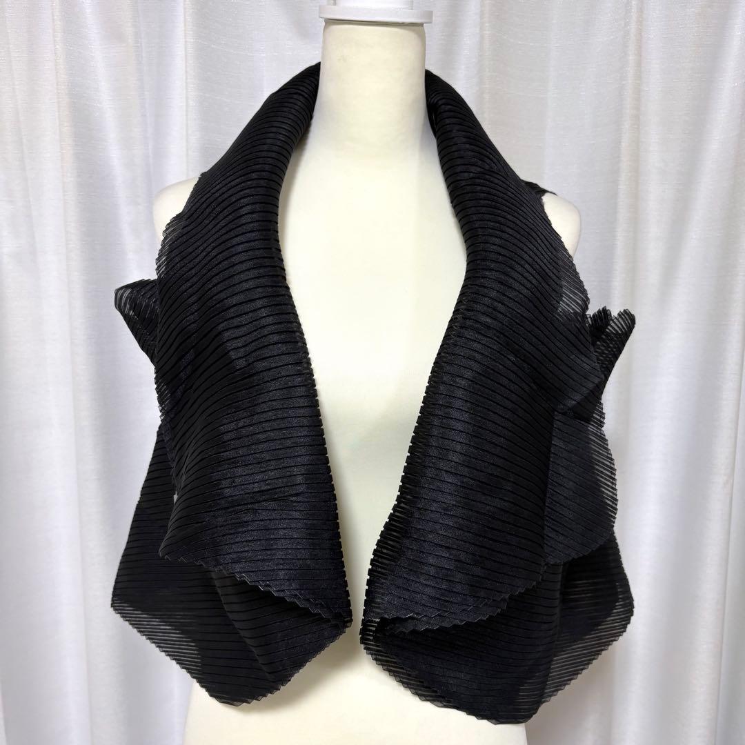 希少 00s ISSEY MIYAKE FETE 3D 変形 プリーツ ジレ