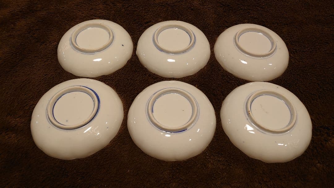 古伊万里　伊万里　色絵　金襴手　豆皿　６客