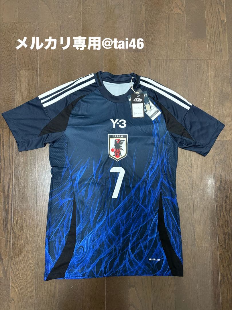 【現品のみ】 Y-3 日本代表三苫薫選手サイン入りレプリカTシャツ　S