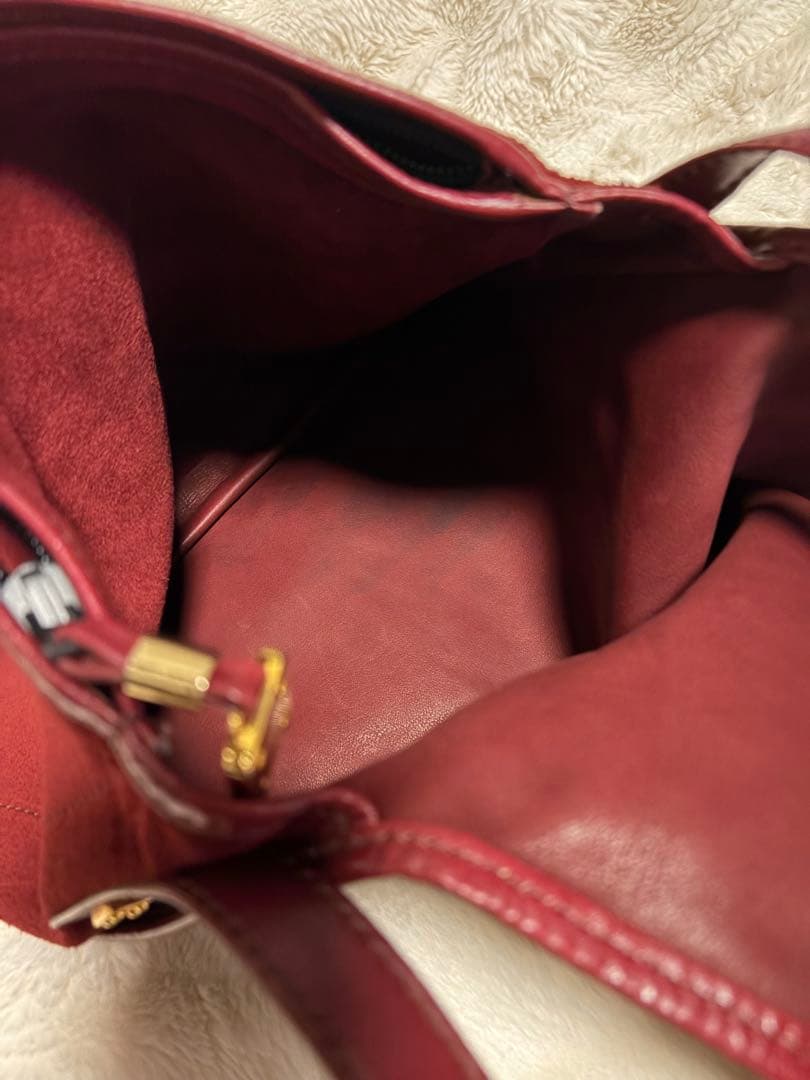 LOEWE スウェード ショルダーバッグ