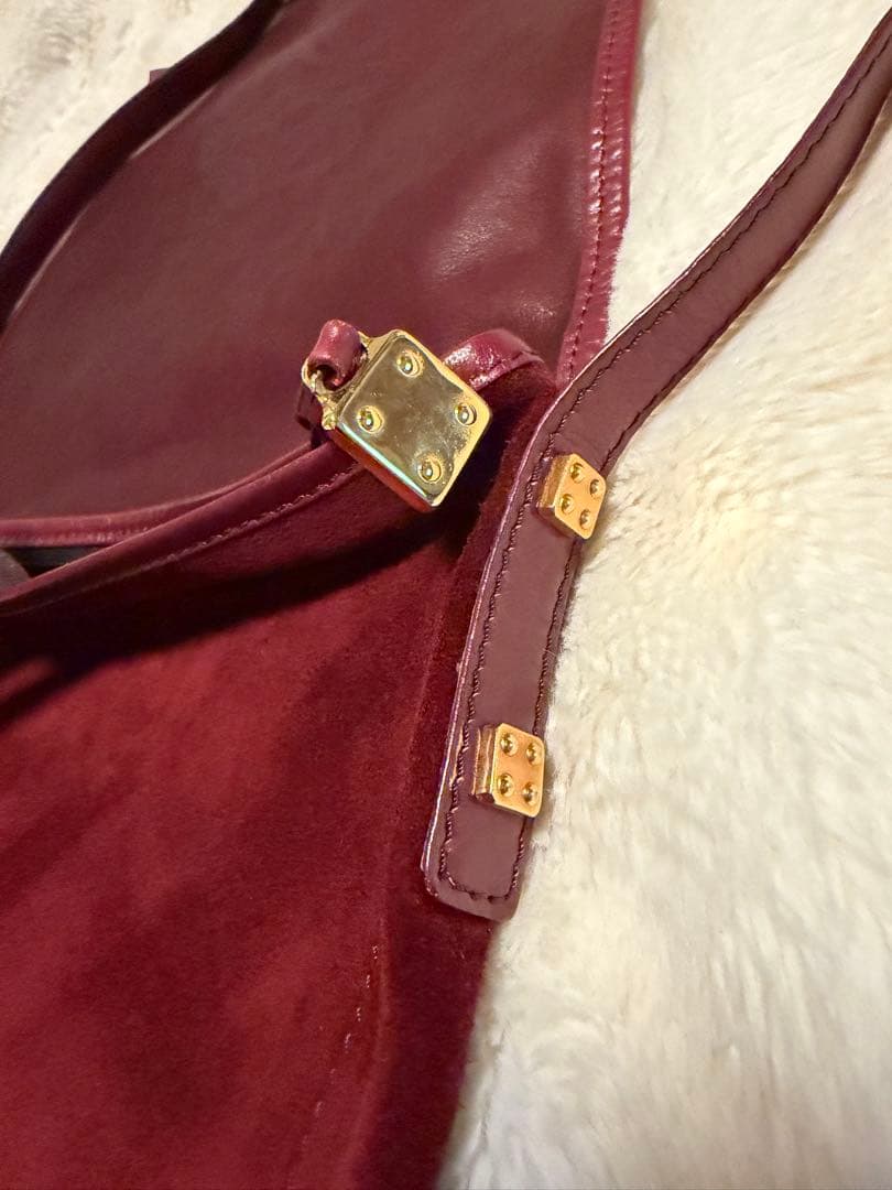 LOEWE スウェード ショルダーバッグ