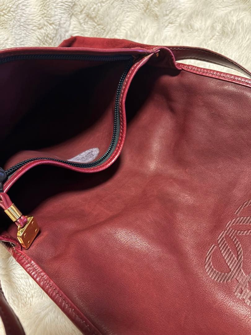 LOEWE スウェード ショルダーバッグ