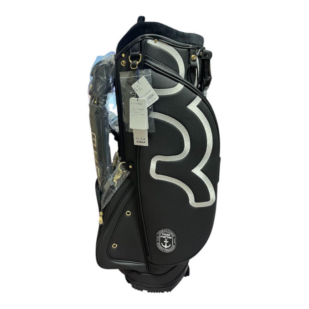 ★muta MARINE ゴルフバッグ ブラック　ヘッドカバー付